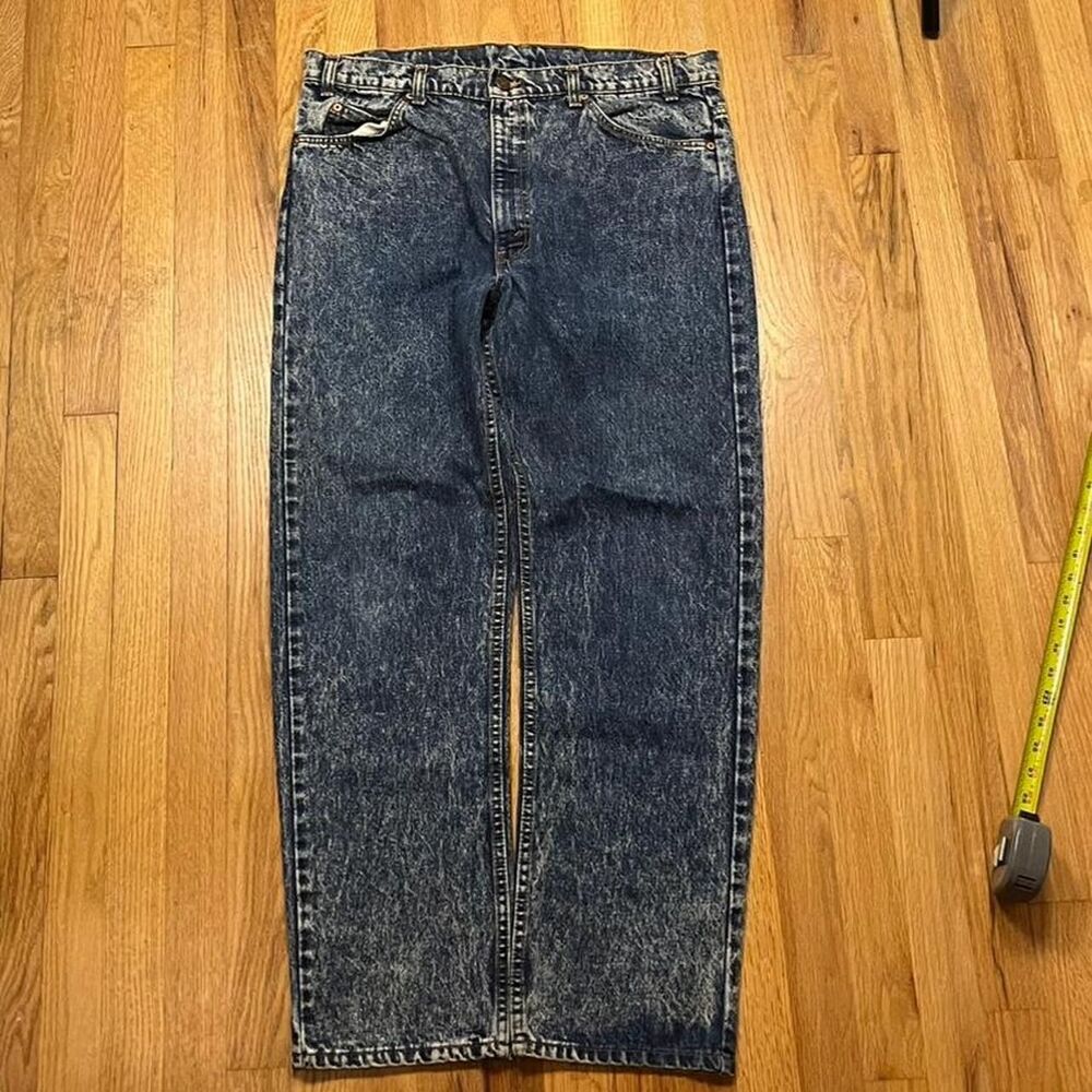 Vintage Levis 505 pepper acid wash  Men's Blue and Navy Jeans